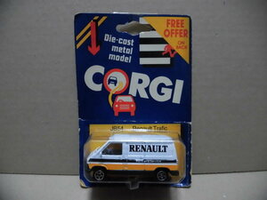 1984年 CORGI コーギー ルノー RENAULT デリバリーバン VAN トランスポーター パーツ＆サービスカー トミカサイズミニカー 改造カスタムに