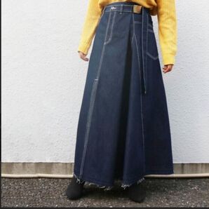 【新品】アウラアイラ デニムラップスカート
