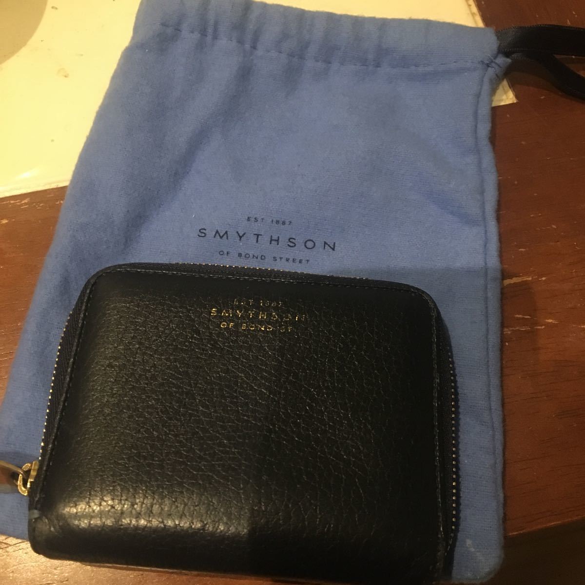 未使用品】SMYTHSON スマイソン 長財布 レザー トラベルウォレット