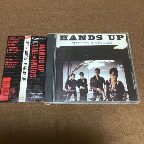 国内盤帯付きCD CSR刻印 ザ・モッズ ハンズ・アップ THE MODS HANDS UP