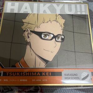ハイキュー!! 月島蛍 色紙 烏野高校