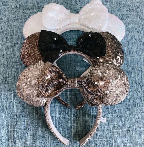 Disney ミニー スパンコール カチューシャ