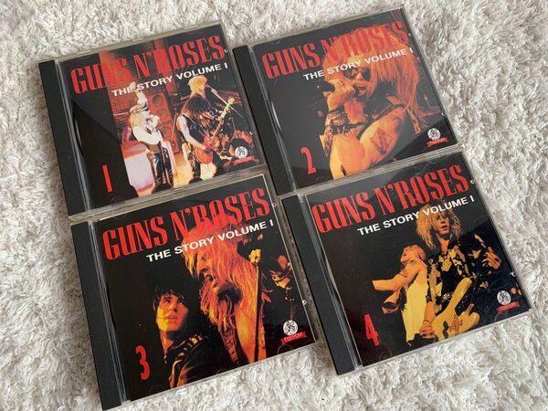 【レア盤】GUNS N' ROSES THE STORY VOLUME 1 【4枚セット】