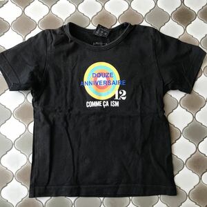 コムサイズム 黒　Tシャツ　半袖　100A