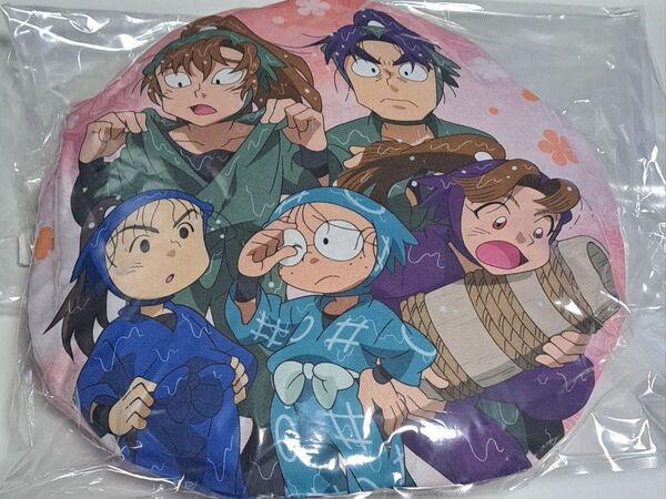 忍たま乱太郎 クッション 潮江文次郎、善法寺伊作 びしょ濡れ 雨濡れ