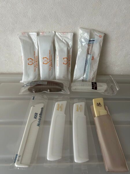 ホテルアメニティ くし、おまとめ