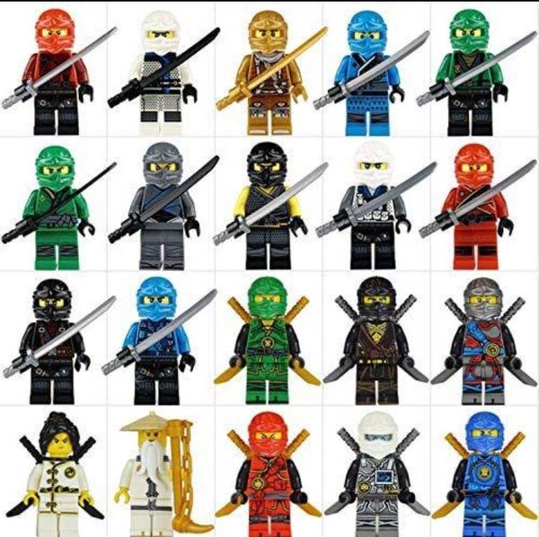 LEGO互換 Ninjago ニンジャフィギュア 20体セット