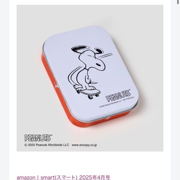 PEANUTS スヌーピーデザインの 缶ケース付きグルーミングセット