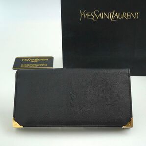新品未使用 Yves Saint Laurent 長財布 YSL がま口