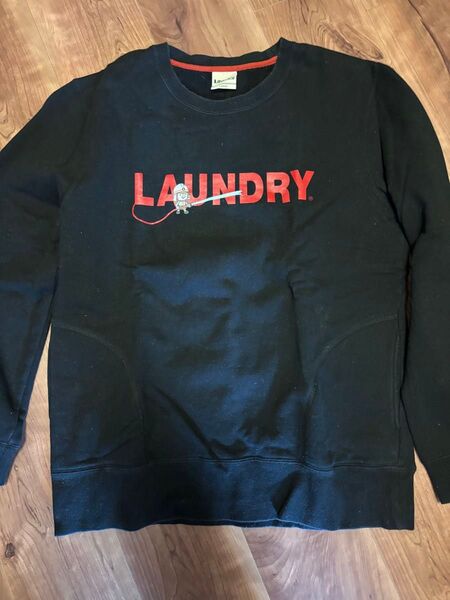 トレーナー スウェット ブラック ランドリー Laundry