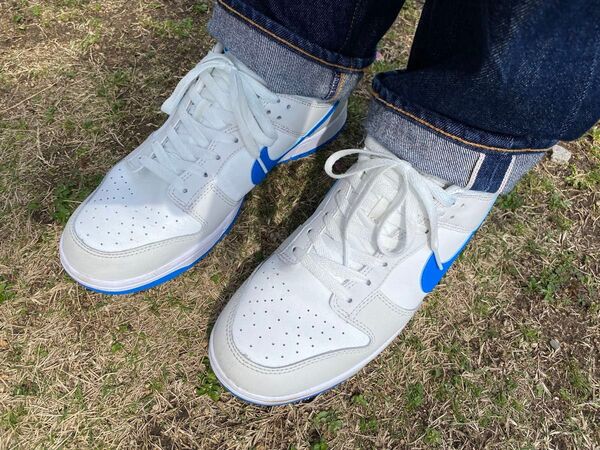 NIKE DUNK LOW ナイキ ダンクロー ホワイト/ブルー