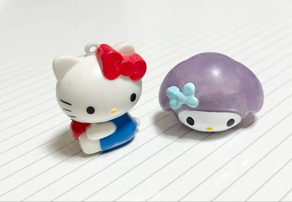 サンリオ キティ バスボールフィギュア&サンタン 光るマイメロディ