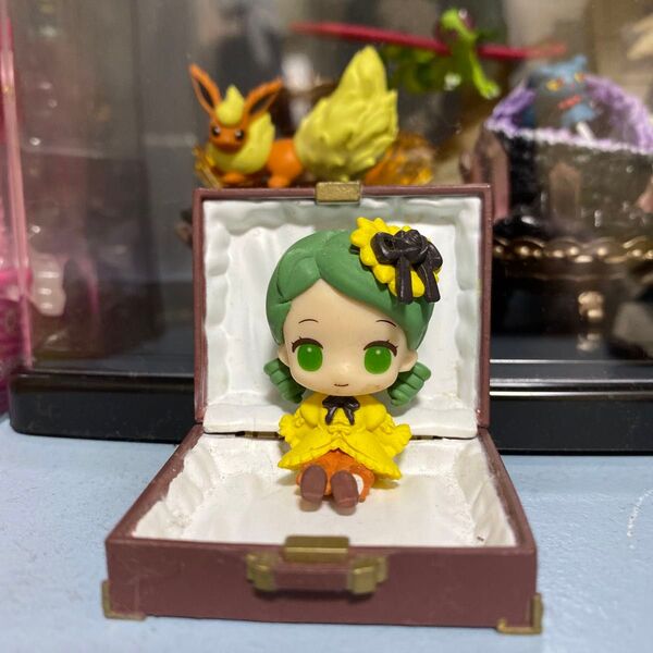 ローゼンメイデン 薔薇乙女 金糸雀 ケース おすわりますこっと ガチャガチャ ミニフィギュア