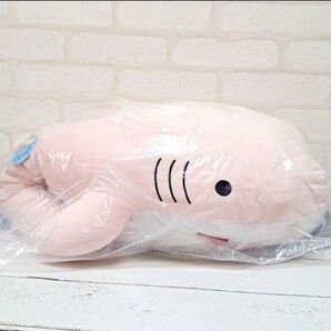 【未開封】もちもちサメクッションぬいぐるみ BIG 約60cm超 抱き枕 プレゼント