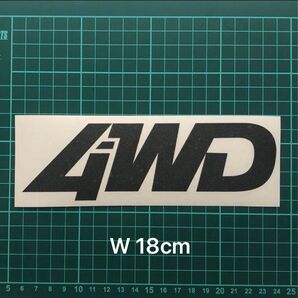 4WD カッティングステッカー