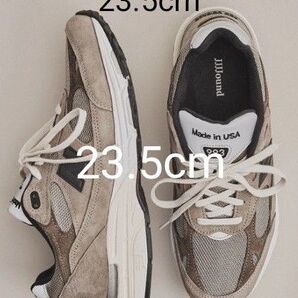 JJJJound × New Balance 993 "Mushroom/White" 23.5cm