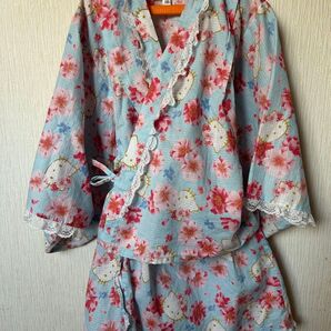HELLO KITTY 甚平 130サイズ 花柄