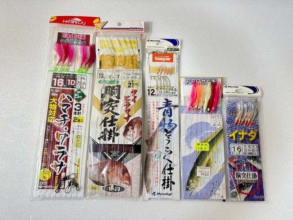 ハマチ ワラサ マダイ アジ ヒラマサ イナダ 青物どうらく仕掛け セット 落とし込み