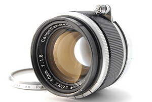 ☆動作良好☆キヤノン CANON 50mm F1.8 Leica ライカ L39 マウント スクリューマウント フィルター K1/22 単焦点レンズ#2021585