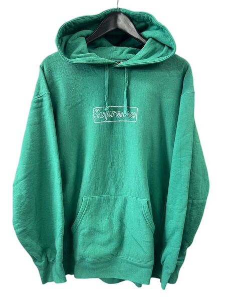 Supreme 21SS KAWS Chalk BOX Logo パーカー