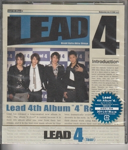 Ｌｅａｄ さん 「４」 ＣＤ 初回封入特典３Ｄトレカ封入、未使用・未開封