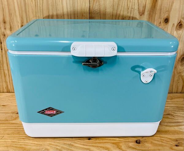 Coleman スチールベルトクーラー 60周年記念カラー ターコイズ