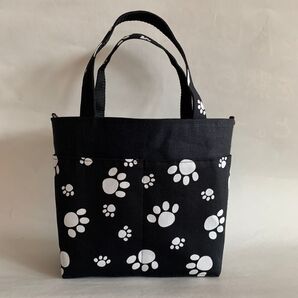 トートバッグ『足跡』ハンドメイド