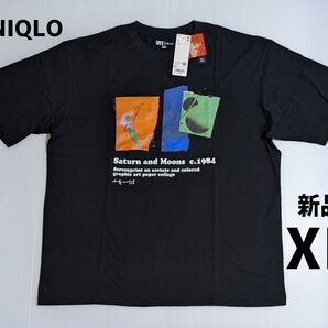 新品 ユニクロ アンディ・ウォーホル コラージュUT Tシャツ ブラック XL