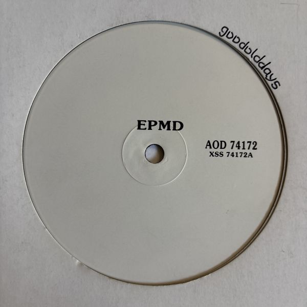 EPMD - Crossover (Test Press Remix) / Brothers From Brentwood L.I. (USオリジナル/テストプレスオンリー激レアリミックス/Rogerネタ)