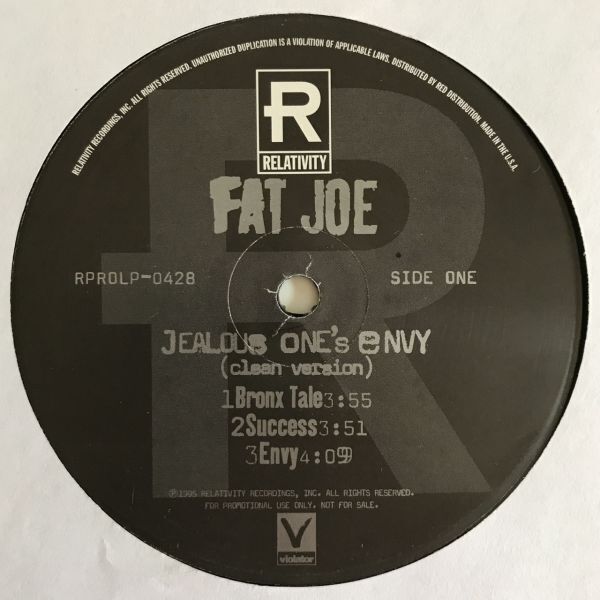 Fat Joe - Jealous One's Envy (USオリジナル/プロモオンリー/Promo/2LP/アルバム/ニュースクール/激レア2枚組み)
