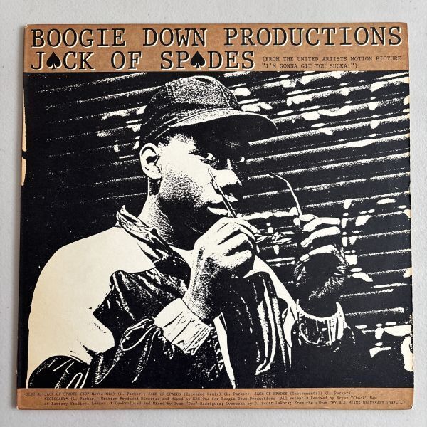 Boogie Down Productions - Jack Of Spades / Necessary / I'm Still #1 (USオリジナル/ニュースクール)