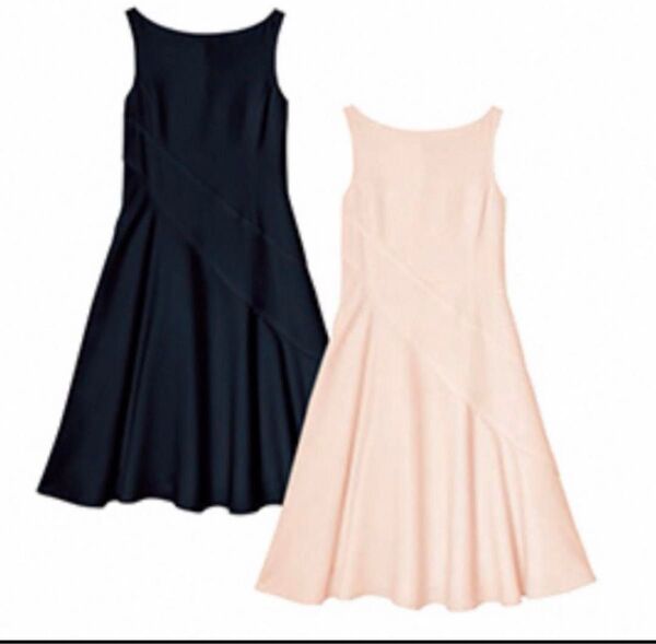ADEAM ChamberDress ミッドナイト ワンピース ノースリーブ ブラック