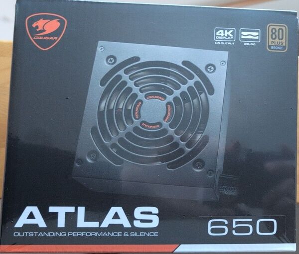 COUGAR ATLAS 650 ATX電源 650W 80PLUS BRONZE CGR BA-650 未開封