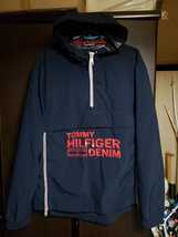 TOMMY HILFIGER DENIM トミーヒルフィガー　プルオーバー　ナイロンパーカー　L 美品　オーバーサイズ　ジャケット_画像1