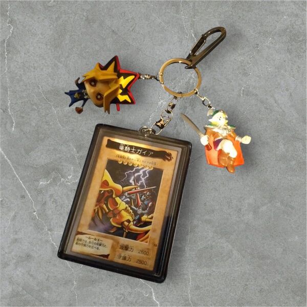 遊戯王 竜騎士ガイア キーホルダー等3個セット