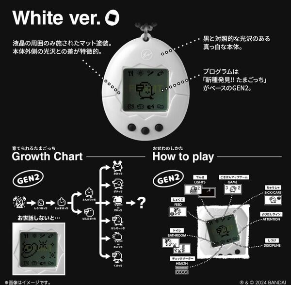 Original Tamagotchi FRGMT EDITION 2 White