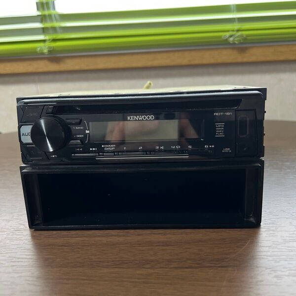 KENWOOD CDプレイヤー RDT-191(1DIN小物ケースつき)