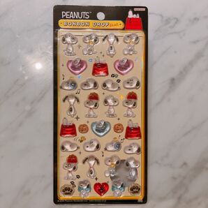 ★PEAUNUTS スヌーピー ボンボンドロップシール ぷっくりシール スマホケース ネイルパーツ★新品