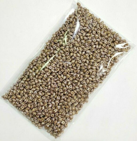 チェコシードビーズ ツインビーズ 約2.5×5mm 約120g