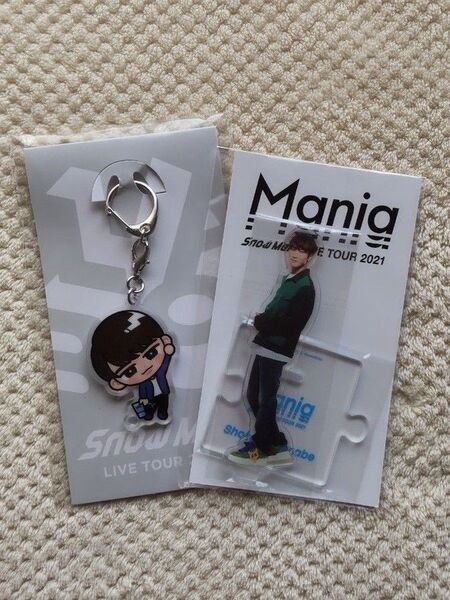 Snow Man 渡辺翔太 すのチルぶら下がりシリーズ アクリルキーホルダーver. ◆ Mania アクリルスタンド 渡辺翔太