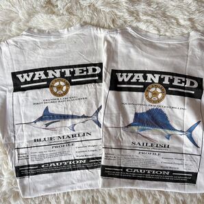 超希少★カジキ フィッシング Tシャツ アンヴィル 半袖 白 S 2枚セット