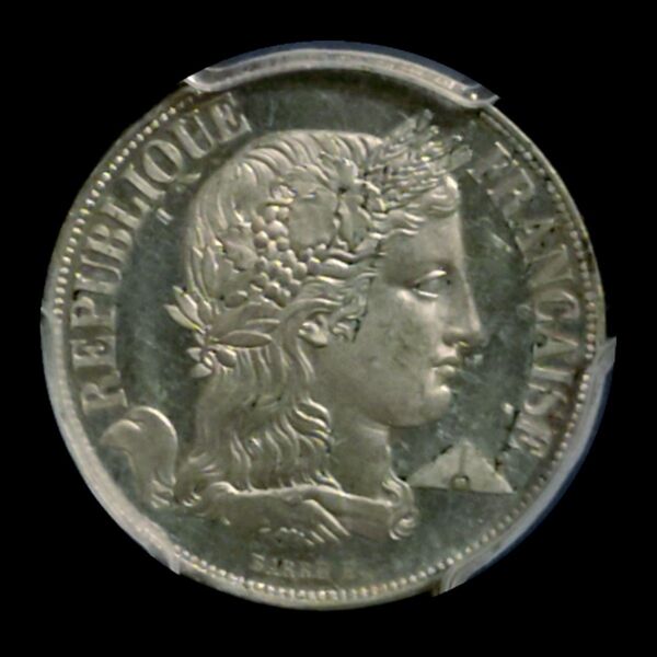 フランス 20フラン 1848A PCGS SP64