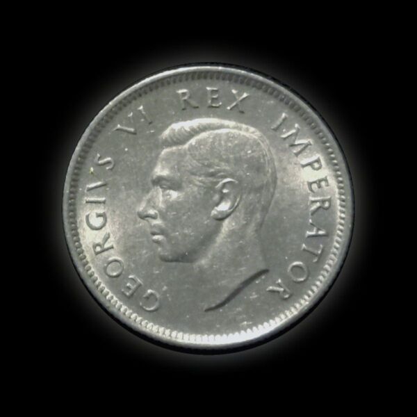 南アフリカ シリング銀貨 1941年