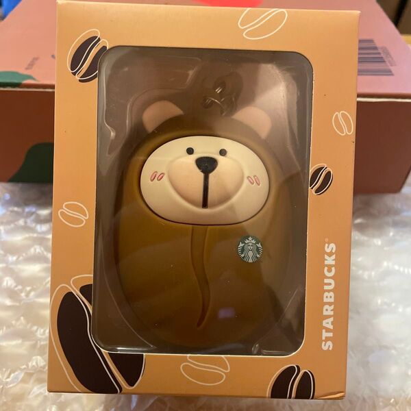 中国スターバックス最新発売 イヤホン小物入れポーチキーチェーン 茶色