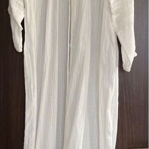 シーズンリーズン レースピンタック トップス シャツ カットソー ホワイト Tシャツ コットン