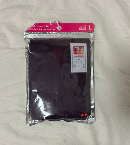 新品未使用 UNIQLO ユニクロ ヒートテックT(長袖) Women レディース L パープル