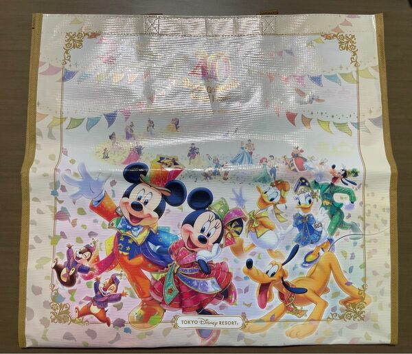 【未使用】ショッピングバッグ ディズニーリゾート 40周年 ドリームゴーラウンド グランドフィナーレ