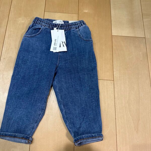 【新品未使用】ZARA babyジョーガーパンツ デニム 18-24m 92cm