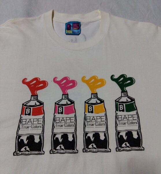 【used Lサイズ】A Bathing Ape Ursus 絵の具 Tシャツ