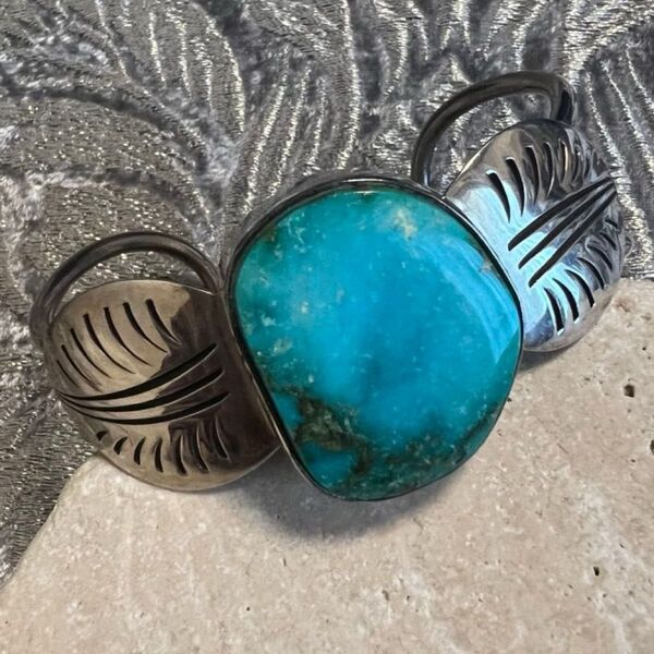ターコイズシルバーバングル silver Navajo
